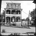 [84 Interior Views of Melinda Blauvelt's Apartment, New Haven, Portraits of Melinda Blauvelt, Exterior Views of Houses, Liquor Store Sign], Walker Evans (American, St. Louis, Missouri 1903–1975 New Haven, Connecticut), Film negative