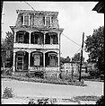 [84 Interior Views of Melinda Blauvelt's Apartment, New Haven, Portraits of Melinda Blauvelt, Exterior Views of Houses, Liquor Store Sign], Walker Evans (American, St. Louis, Missouri 1903–1975 New Haven, Connecticut), Film negative
