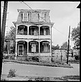 [84 Interior Views of Melinda Blauvelt's Apartment, New Haven, Portraits of Melinda Blauvelt, Exterior Views of Houses, Liquor Store Sign], Walker Evans (American, St. Louis, Missouri 1903–1975 New Haven, Connecticut), Film negative