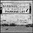 [84 Interior Views of Melinda Blauvelt's Apartment, New Haven, Portraits of Melinda Blauvelt, Exterior Views of Houses, Liquor Store Sign], Walker Evans (American, St. Louis, Missouri 1903–1975 New Haven, Connecticut), Film negative