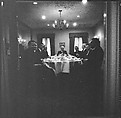 [4 Group Portraits of Unidentified Men Seated Around Table], Walker Evans (American, St. Louis, Missouri 1903–1975 New Haven, Connecticut), Film negative
