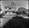 [9 Exterior Views of Victorian House with Photographer's Shadow in Foreground], Walker Evans (American, St. Louis, Missouri 1903–1975 New Haven, Connecticut), Film negative