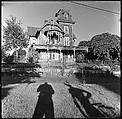 [9 Exterior Views of Victorian House with Photographer's Shadow in Foreground], Walker Evans (American, St. Louis, Missouri 1903–1975 New Haven, Connecticut), Film negative