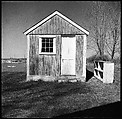 [12 Exterior Views and Details of Wooden Shed, Essex School, Essex, Connecticut], Walker Evans (American, St. Louis, Missouri 1903–1975 New Haven, Connecticut), Film negative