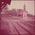 [464 Interior and Exterior Views of Railroad Station Depots, for Fortune Article "The U.S. Depot"], Walker Evans (American, St. Louis, Missouri 1903–1975 New Haven, Connecticut), Color film transparency