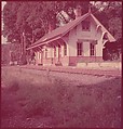 [464 Interior and Exterior Views of Railroad Station Depots, for Fortune Article "The U.S. Depot"], Walker Evans (American, St. Louis, Missouri 1903–1975 New Haven, Connecticut), Color film transparency