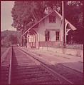 [464 Interior and Exterior Views of Railroad Station Depots, for Fortune Article "The U.S. Depot"], Walker Evans (American, St. Louis, Missouri 1903–1975 New Haven, Connecticut), Color film transparency