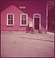 [464 Interior and Exterior Views of Railroad Station Depots, for Fortune Article "The U.S. Depot"], Walker Evans (American, St. Louis, Missouri 1903–1975 New Haven, Connecticut), Color film transparency