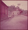 [464 Interior and Exterior Views of Railroad Station Depots, for Fortune Article "The U.S. Depot"], Walker Evans (American, St. Louis, Missouri 1903–1975 New Haven, Connecticut), Color film transparency