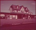 [464 Interior and Exterior Views of Railroad Station Depots, for Fortune Article "The U.S. Depot"], Walker Evans (American, St. Louis, Missouri 1903–1975 New Haven, Connecticut), Color film transparency