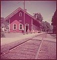 [464 Interior and Exterior Views of Railroad Station Depots, for Fortune Article "The U.S. Depot"], Walker Evans (American, St. Louis, Missouri 1903–1975 New Haven, Connecticut), Color film transparency