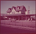 [464 Interior and Exterior Views of Railroad Station Depots, for Fortune Article "The U.S. Depot"], Walker Evans (American, St. Louis, Missouri 1903–1975 New Haven, Connecticut), Color film transparency