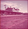 [464 Interior and Exterior Views of Railroad Station Depots, for Fortune Article "The U.S. Depot"], Walker Evans (American, St. Louis, Missouri 1903–1975 New Haven, Connecticut), Color film transparency