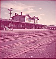 [464 Interior and Exterior Views of Railroad Station Depots, for Fortune Article "The U.S. Depot"], Walker Evans (American, St. Louis, Missouri 1903–1975 New Haven, Connecticut), Color film transparency