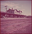 [464 Interior and Exterior Views of Railroad Station Depots, for Fortune Article "The U.S. Depot"], Walker Evans (American, St. Louis, Missouri 1903–1975 New Haven, Connecticut), Color film transparency