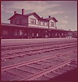 [464 Interior and Exterior Views of Railroad Station Depots, for Fortune Article "The U.S. Depot"], Walker Evans (American, St. Louis, Missouri 1903–1975 New Haven, Connecticut), Color film transparency