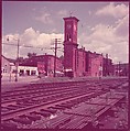 [464 Interior and Exterior Views of Railroad Station Depots, for Fortune Article "The U.S. Depot"], Walker Evans (American, St. Louis, Missouri 1903–1975 New Haven, Connecticut), Color film transparency