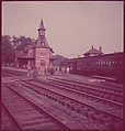 [464 Interior and Exterior Views of Railroad Station Depots, for Fortune Article "The U.S. Depot"], Walker Evans (American, St. Louis, Missouri 1903–1975 New Haven, Connecticut), Color film transparency