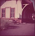 [464 Interior and Exterior Views of Railroad Station Depots, for Fortune Article "The U.S. Depot"], Walker Evans (American, St. Louis, Missouri 1903–1975 New Haven, Connecticut), Color film transparency