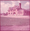 [464 Interior and Exterior Views of Railroad Station Depots, for Fortune Article "The U.S. Depot"], Walker Evans (American, St. Louis, Missouri 1903–1975 New Haven, Connecticut), Color film transparency