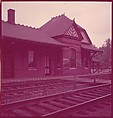 [464 Interior and Exterior Views of Railroad Station Depots, for Fortune Article "The U.S. Depot"], Walker Evans (American, St. Louis, Missouri 1903–1975 New Haven, Connecticut), Color film transparency