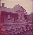 [464 Interior and Exterior Views of Railroad Station Depots, for Fortune Article "The U.S. Depot"], Walker Evans (American, St. Louis, Missouri 1903–1975 New Haven, Connecticut), Color film transparency