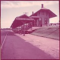 [464 Interior and Exterior Views of Railroad Station Depots, for Fortune Article "The U.S. Depot"], Walker Evans (American, St. Louis, Missouri 1903–1975 New Haven, Connecticut), Color film transparency
