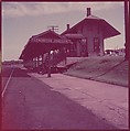 [464 Interior and Exterior Views of Railroad Station Depots, for Fortune Article "The U.S. Depot"], Walker Evans (American, St. Louis, Missouri 1903–1975 New Haven, Connecticut), Color film transparency