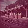 [464 Interior and Exterior Views of Railroad Station Depots, for Fortune Article "The U.S. Depot"], Walker Evans (American, St. Louis, Missouri 1903–1975 New Haven, Connecticut), Color film transparency