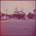 [464 Interior and Exterior Views of Railroad Station Depots, for Fortune Article "The U.S. Depot"], Walker Evans (American, St. Louis, Missouri 1903–1975 New Haven, Connecticut), Color film transparency