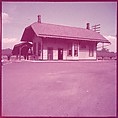 [464 Interior and Exterior Views of Railroad Station Depots, for Fortune Article "The U.S. Depot"], Walker Evans (American, St. Louis, Missouri 1903–1975 New Haven, Connecticut), Color film transparency