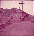[464 Interior and Exterior Views of Railroad Station Depots, for Fortune Article "The U.S. Depot"], Walker Evans (American, St. Louis, Missouri 1903–1975 New Haven, Connecticut), Color film transparency