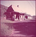 [464 Interior and Exterior Views of Railroad Station Depots, for Fortune Article "The U.S. Depot"], Walker Evans (American, St. Louis, Missouri 1903–1975 New Haven, Connecticut), Color film transparency