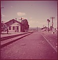 [464 Interior and Exterior Views of Railroad Station Depots, for Fortune Article "The U.S. Depot"], Walker Evans (American, St. Louis, Missouri 1903–1975 New Haven, Connecticut), Color film transparency