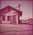 [464 Interior and Exterior Views of Railroad Station Depots, for Fortune Article "The U.S. Depot"], Walker Evans (American, St. Louis, Missouri 1903–1975 New Haven, Connecticut), Color film transparency