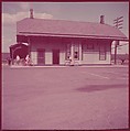 [464 Interior and Exterior Views of Railroad Station Depots, for Fortune Article "The U.S. Depot"], Walker Evans (American, St. Louis, Missouri 1903–1975 New Haven, Connecticut), Color film transparency