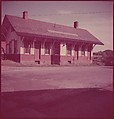 [464 Interior and Exterior Views of Railroad Station Depots, for Fortune Article "The U.S. Depot"], Walker Evans (American, St. Louis, Missouri 1903–1975 New Haven, Connecticut), Color film transparency