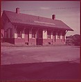 [464 Interior and Exterior Views of Railroad Station Depots, for Fortune Article "The U.S. Depot"], Walker Evans (American, St. Louis, Missouri 1903–1975 New Haven, Connecticut), Color film transparency