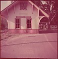 [464 Interior and Exterior Views of Railroad Station Depots, for Fortune Article "The U.S. Depot"], Walker Evans (American, St. Louis, Missouri 1903–1975 New Haven, Connecticut), Color film transparency