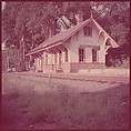 [464 Interior and Exterior Views of Railroad Station Depots, for Fortune Article "The U.S. Depot"], Walker Evans (American, St. Louis, Missouri 1903–1975 New Haven, Connecticut), Color film transparency