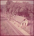 [464 Interior and Exterior Views of Railroad Station Depots, for Fortune Article "The U.S. Depot"], Walker Evans (American, St. Louis, Missouri 1903–1975 New Haven, Connecticut), Color film transparency