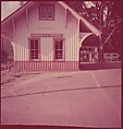 [464 Interior and Exterior Views of Railroad Station Depots, for Fortune Article "The U.S. Depot"], Walker Evans (American, St. Louis, Missouri 1903–1975 New Haven, Connecticut), Color film transparency