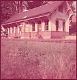 [464 Interior and Exterior Views of Railroad Station Depots, for Fortune Article "The U.S. Depot"], Walker Evans (American, St. Louis, Missouri 1903–1975 New Haven, Connecticut), Color film transparency
