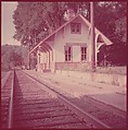 [464 Interior and Exterior Views of Railroad Station Depots, for Fortune Article "The U.S. Depot"], Walker Evans (American, St. Louis, Missouri 1903–1975 New Haven, Connecticut), Color film transparency