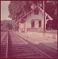 [464 Interior and Exterior Views of Railroad Station Depots, for Fortune Article "The U.S. Depot"], Walker Evans (American, St. Louis, Missouri 1903–1975 New Haven, Connecticut), Color film transparency