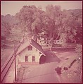 [464 Interior and Exterior Views of Railroad Station Depots, for Fortune Article "The U.S. Depot"], Walker Evans (American, St. Louis, Missouri 1903–1975 New Haven, Connecticut), Color film transparency