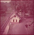 [464 Interior and Exterior Views of Railroad Station Depots, for Fortune Article "The U.S. Depot"], Walker Evans (American, St. Louis, Missouri 1903–1975 New Haven, Connecticut), Color film transparency