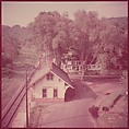 [464 Interior and Exterior Views of Railroad Station Depots, for Fortune Article "The U.S. Depot"], Walker Evans (American, St. Louis, Missouri 1903–1975 New Haven, Connecticut), Color film transparency