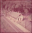 [464 Interior and Exterior Views of Railroad Station Depots, for Fortune Article "The U.S. Depot"], Walker Evans (American, St. Louis, Missouri 1903–1975 New Haven, Connecticut), Color film transparency