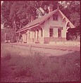 [464 Interior and Exterior Views of Railroad Station Depots, for Fortune Article "The U.S. Depot"], Walker Evans (American, St. Louis, Missouri 1903–1975 New Haven, Connecticut), Color film transparency
